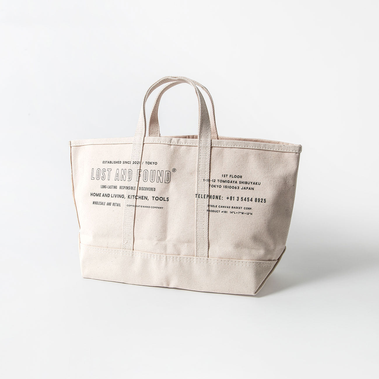 LOST AND FOUND(ロストアンドファウンド) STEELE CANVAS ORIGINAL TOTE ...