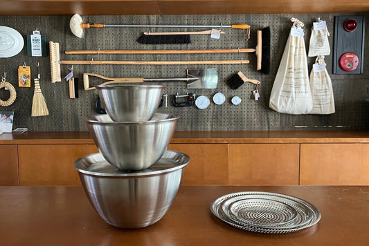 conteまかないボウル　丸バット　平ザル