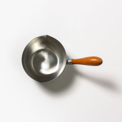 工房アイザワ 両口付ミルクパン 木柄手造 1 No.1902