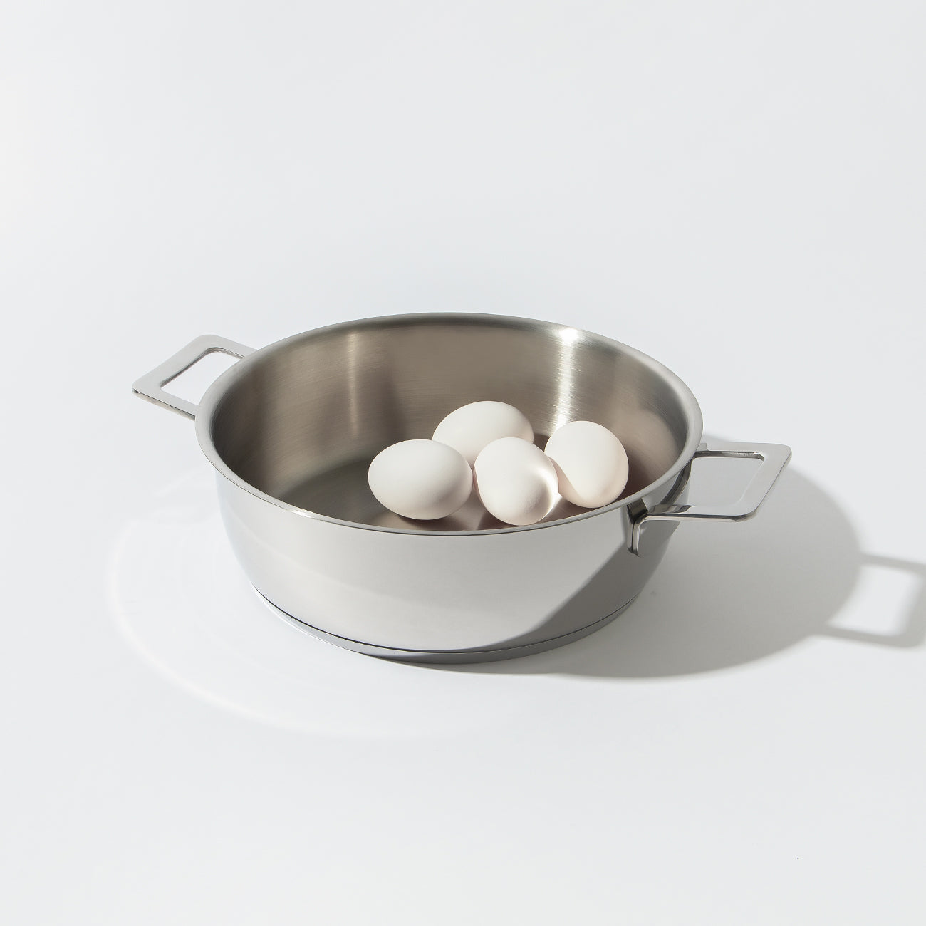 ALESSI Pots&Pans ローキャセロール with two handles 24cm AJM 102/24