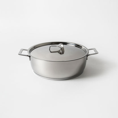 ALESSI Pots&Pans ローキャセロール with two handles 28cm AJM 102/28