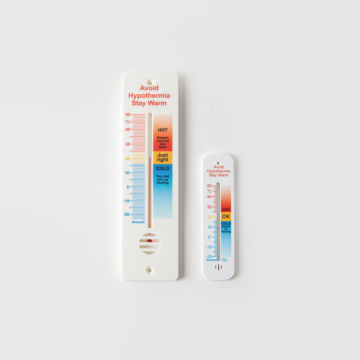 Brannan PLASTIC WALL THERMOMETER 255mm COMFORT