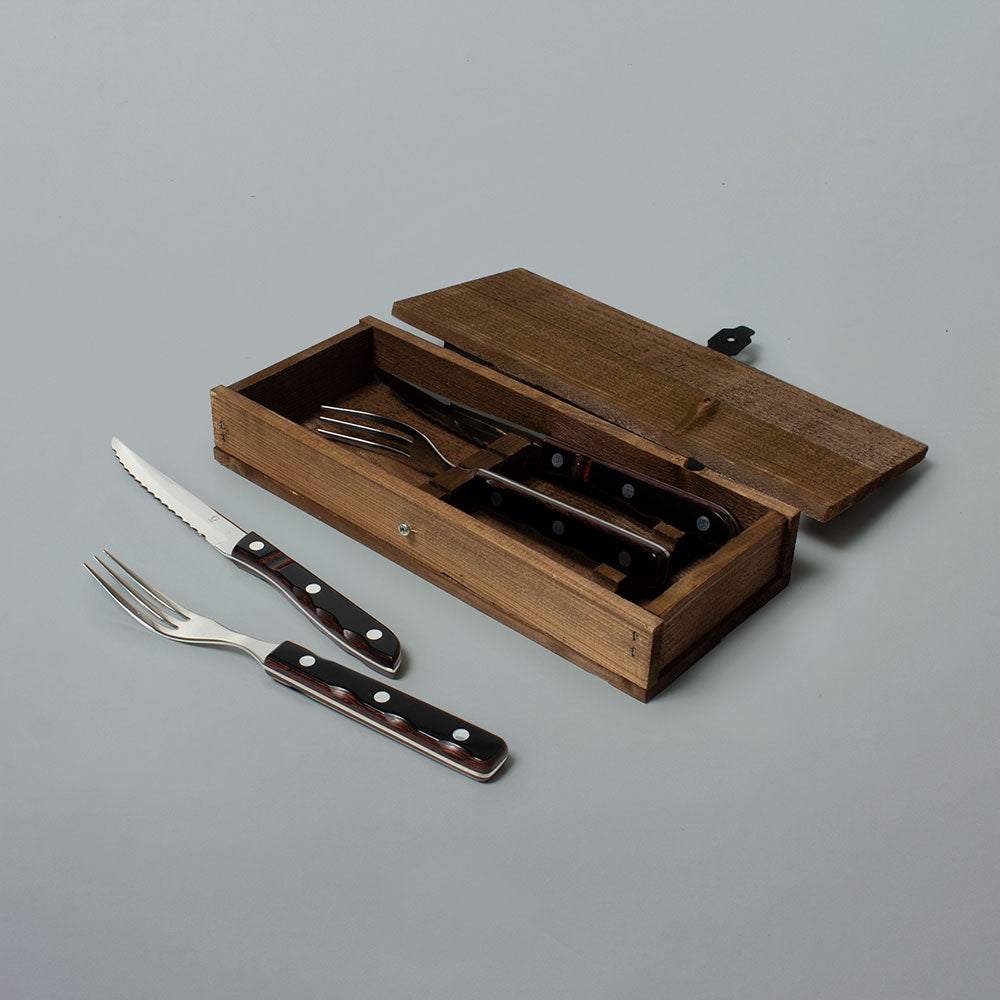 GENSE オールドファーマー カントリークラシック グリルカトラリー4本セット