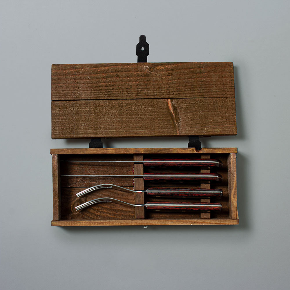 GENSE オールドファーマー カントリークラシック グリルカトラリー4本セット