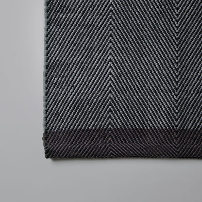 ASPEGREN Denmark ラグ Herringbone Black-mix 140 x 200