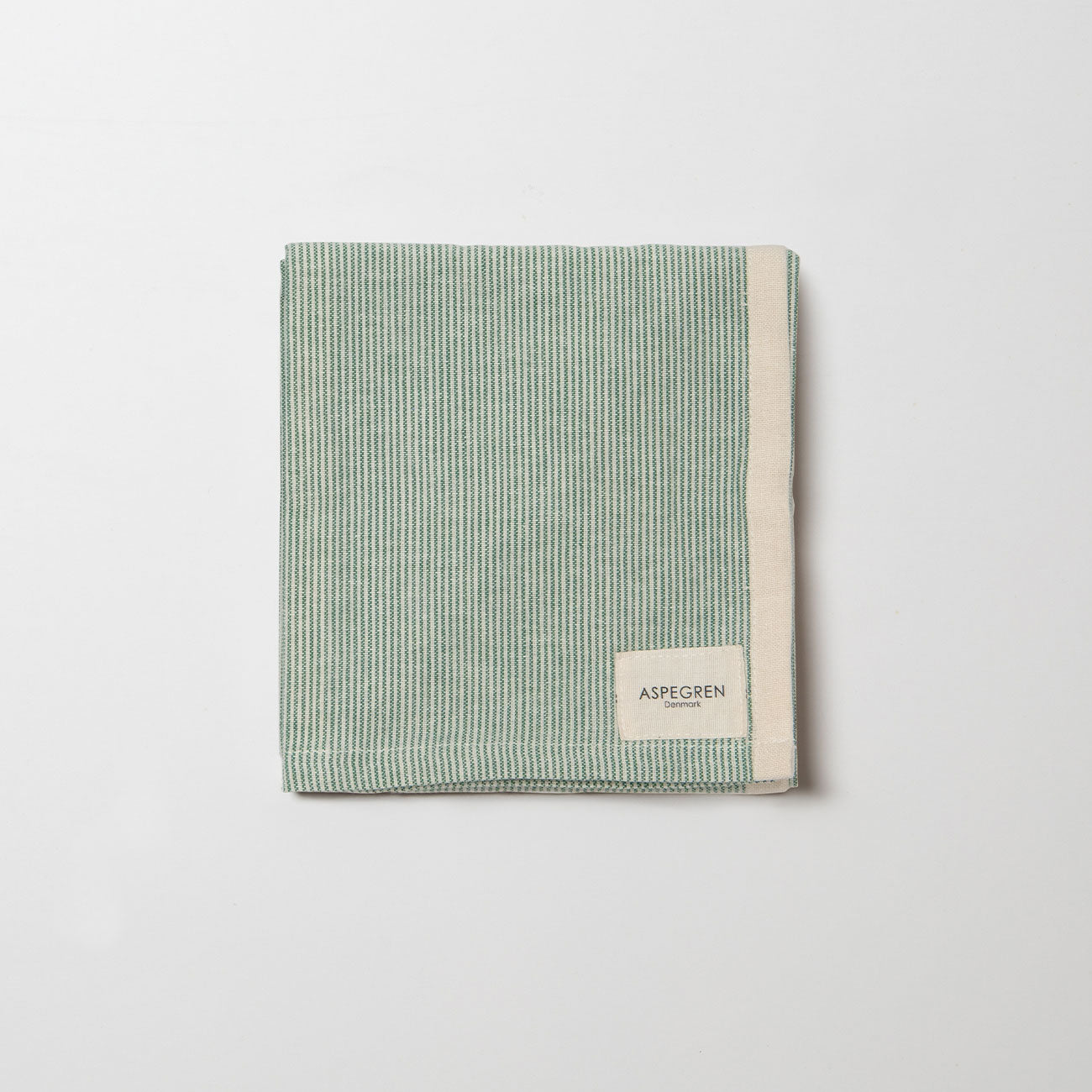 ASPEGREN Denmark ティータオル Pinstripe Spinach