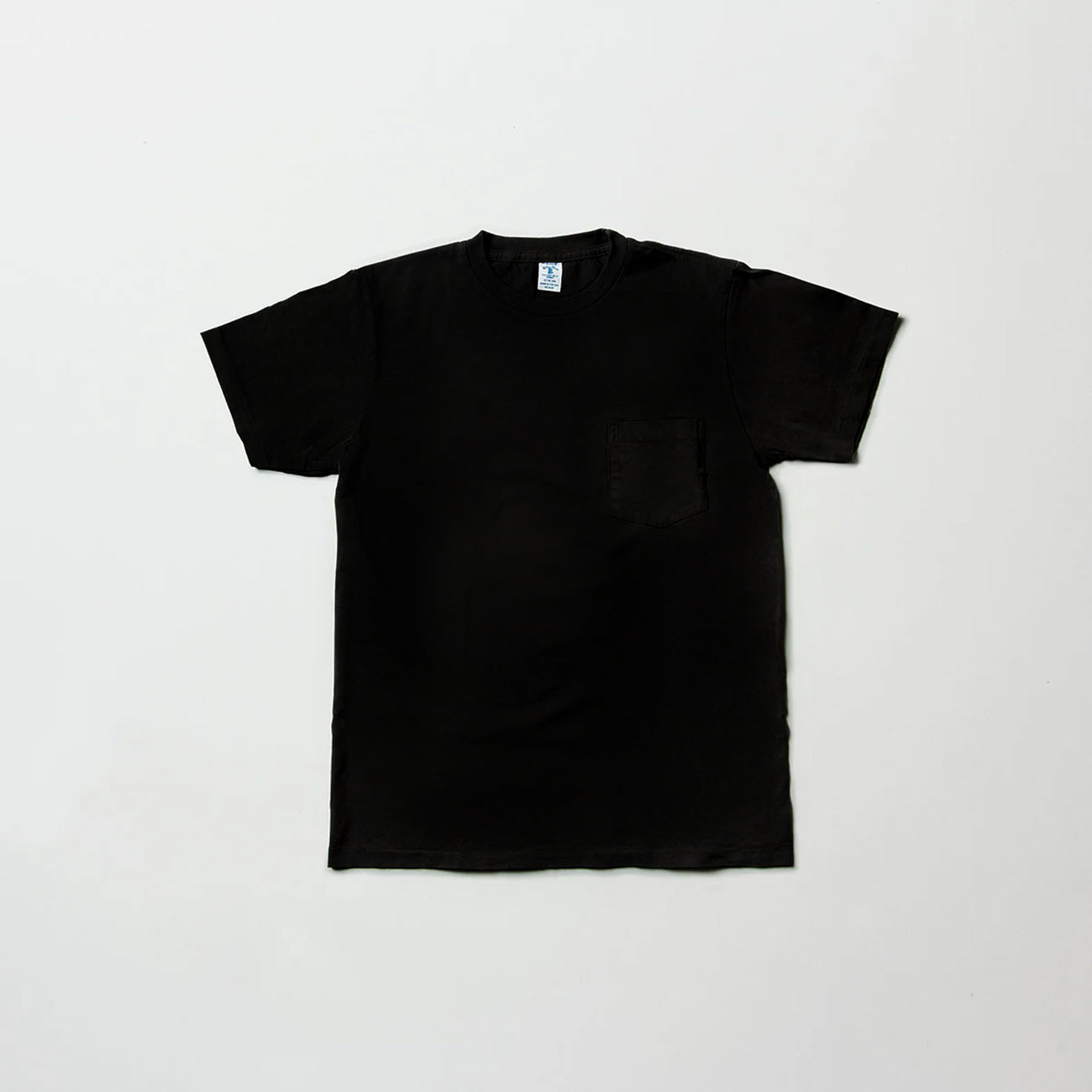 VELVA SHEEN 2パッククルー 半袖ポケット付 Tシャツ S BLACK