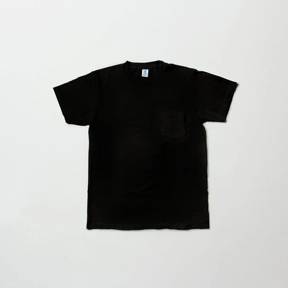 VELVA SHEEN 2パッククルー 半袖ポケット付 Tシャツ S BLACK