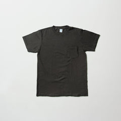 VELVA SHEEN 2パッククルー 半袖ポケット付 Tシャツ S BLACK