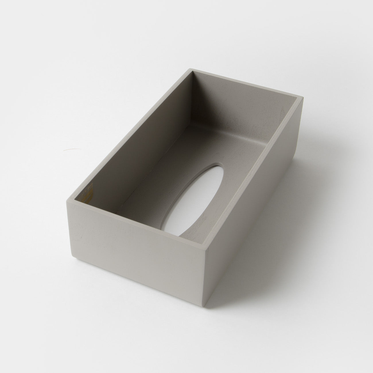 SAITO WOOD Tissue box cover [gray]