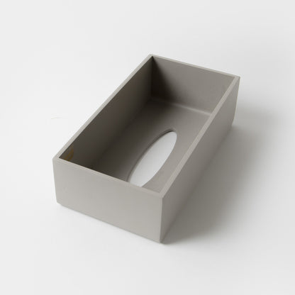 SAITO WOOD Tissue box cover [gray]