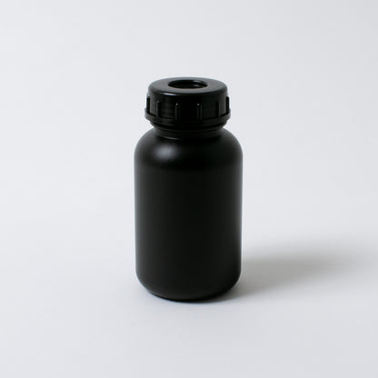 瑞穂化成工業 広口びん 黒色 PE 250ml