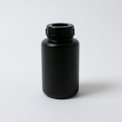 瑞穂化成工業 広口びん 黒色 PE 500mL