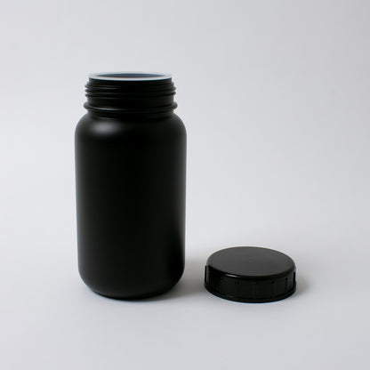 瑞穂化成工業 広口びん 黒色 PE 2L