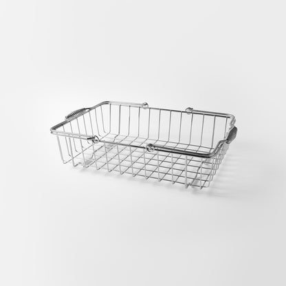 家事問屋 取っ手付バスケット 小