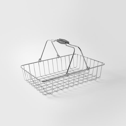 家事問屋 取っ手付バスケット 小