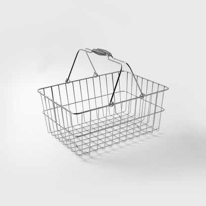 家事問屋 取っ手付バスケット 中