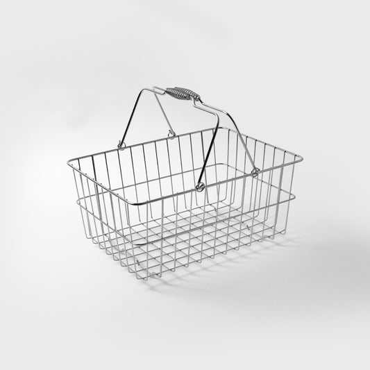 家事問屋 取っ手付バスケット 中
