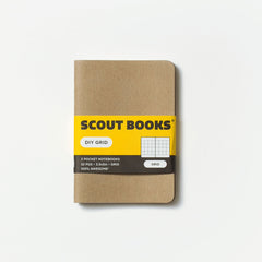 SCOUT BOOKS DIY Blank 3冊セット Grid