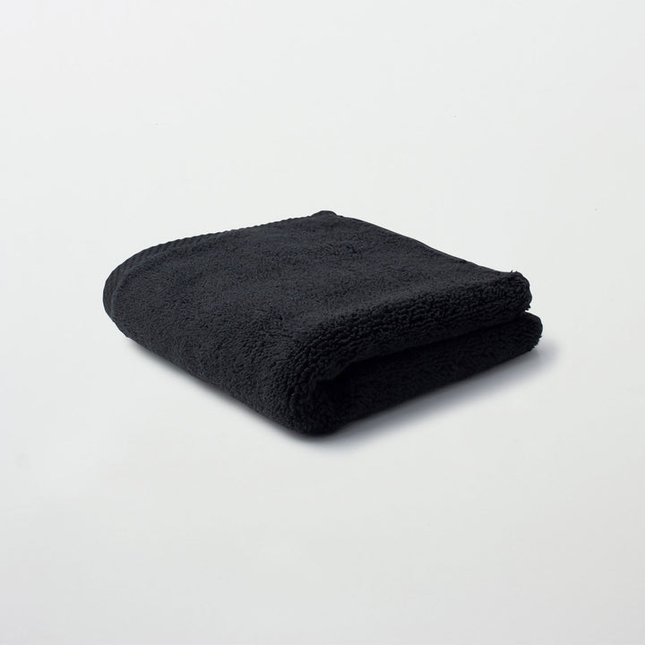 Micro Cotton フェイスタオル ブラック
