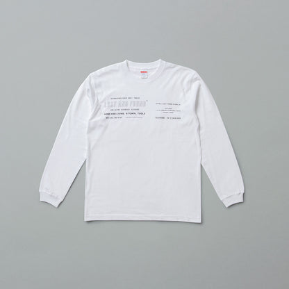 LOST AND FOUND ORIGINAL LONG T-SHIRT XL(WHITE)