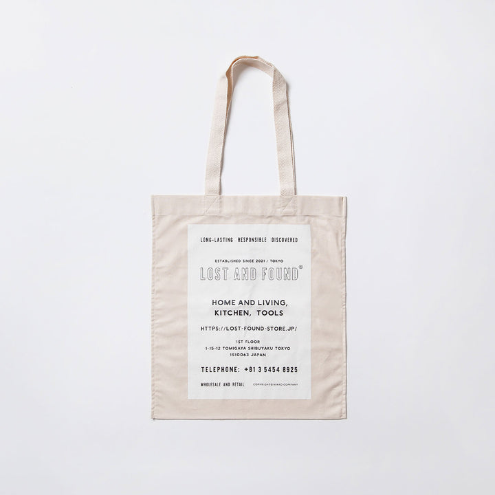 LOST AND FOUND re-wrap ORIGINAL ECO BAG(ハンドル:natural)
